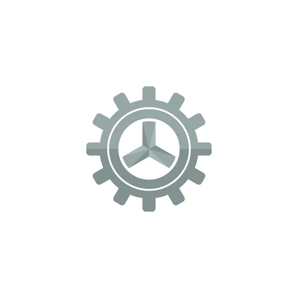 Mekaniska redskap logotyp mall — Stock vektor