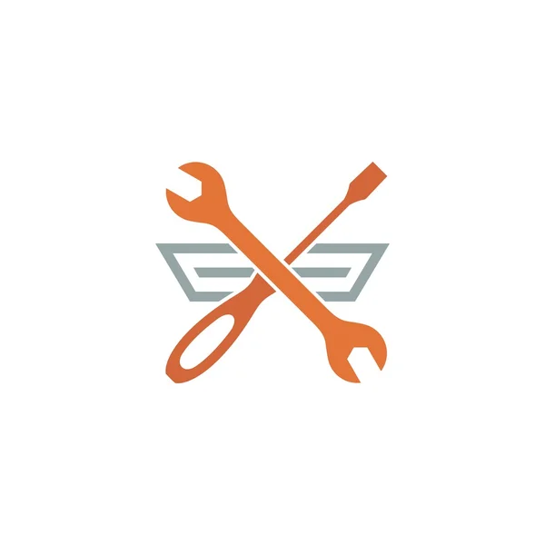 Логотип автомобильного оборудования — стоковый вектор