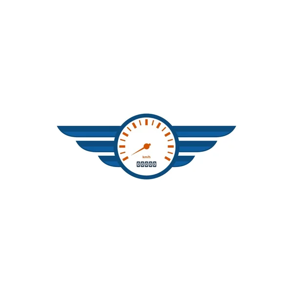 Bil utrustning logotyp mall — Stock vektor