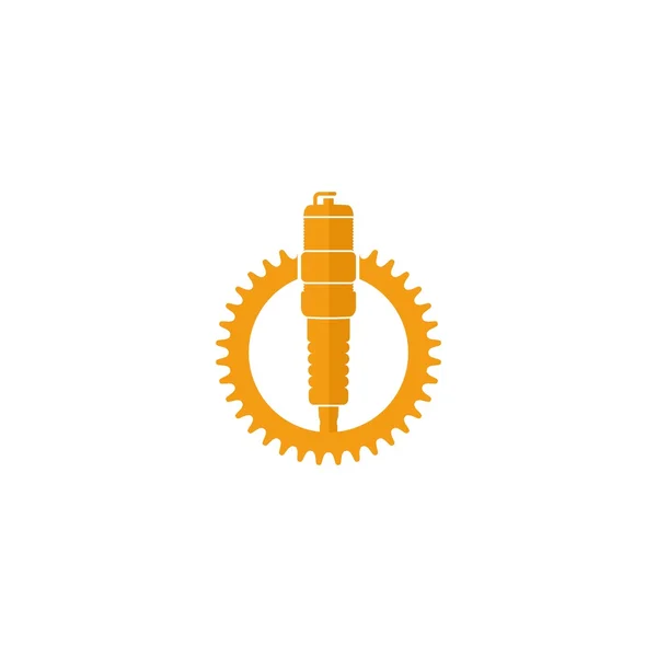 Шаблон логотипу автомобільного обладнання — стоковий вектор