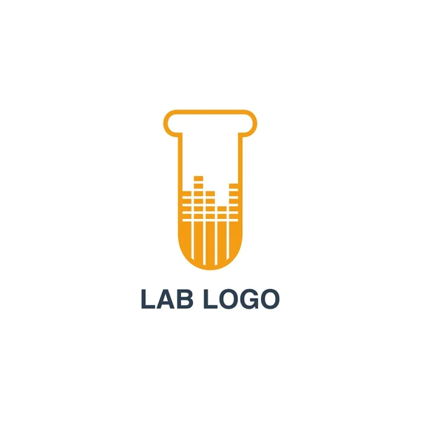 化学のロゴのテンプレート — ストックベクタ