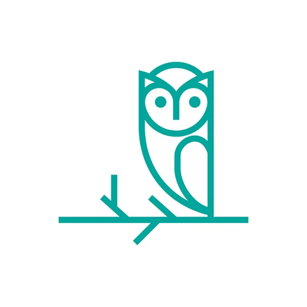Szablon Logo sowa — Wektor stockowy