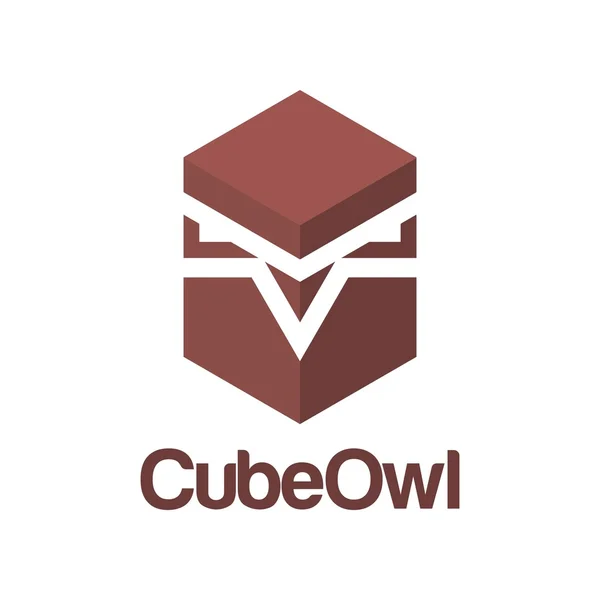 Modèle de logo de hibou — Image vectorielle