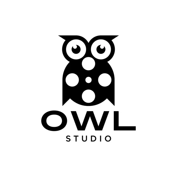 Modèle de logo de hibou — Image vectorielle