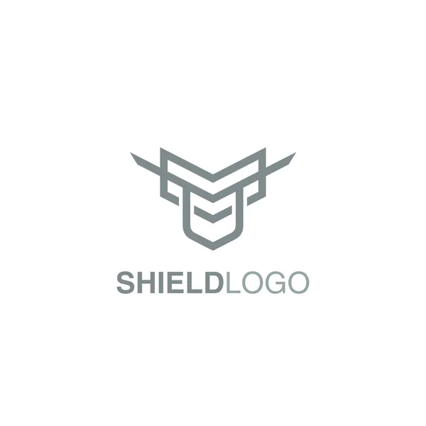 Shield Logo Template — Stock Vector