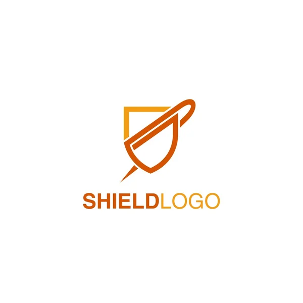 Shield logotyp mall — Stock vektor