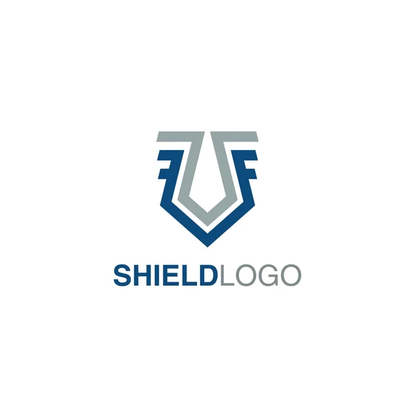 Modello di logo dello scudo — Vettoriale Stock