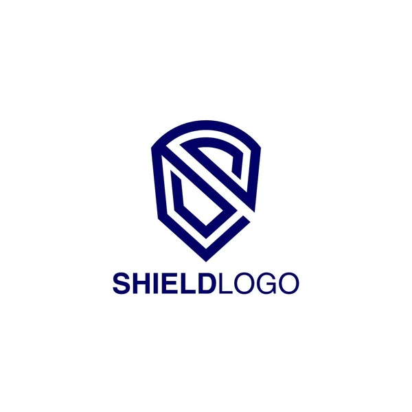 Modello di logo dello scudo — Vettoriale Stock