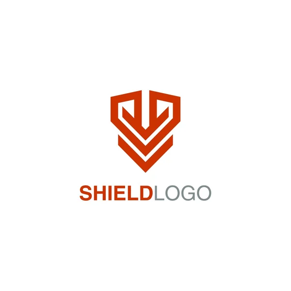 Shield Logo Template — Stock Vector