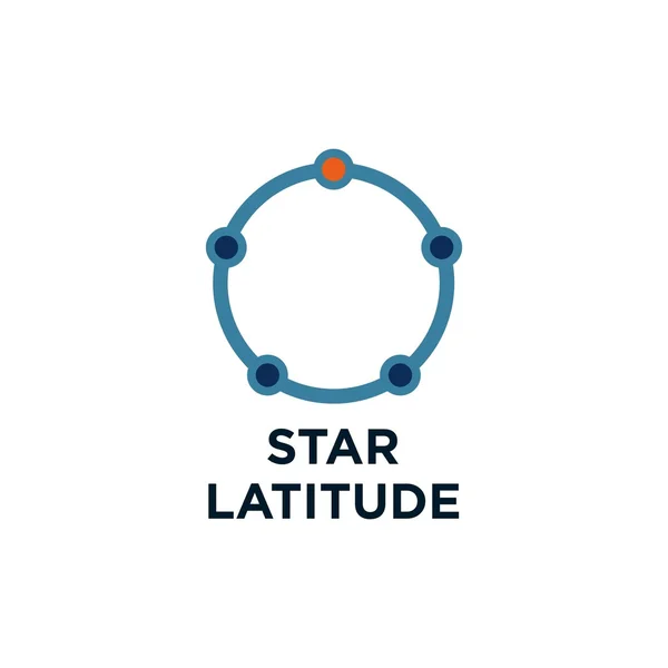 Plantilla de logotipo espacial — Vector de stock