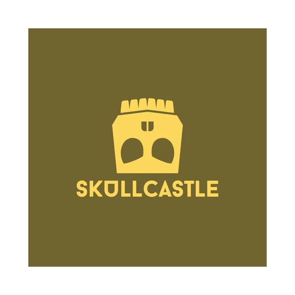 Plantilla de logotipo del castillo — Vector de stock