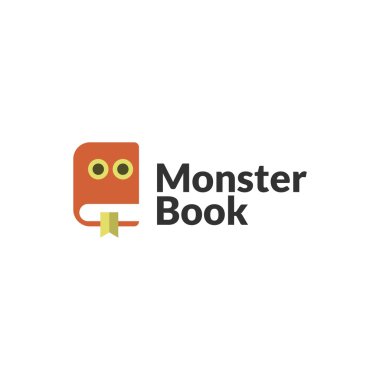 Kitap logo şablonu