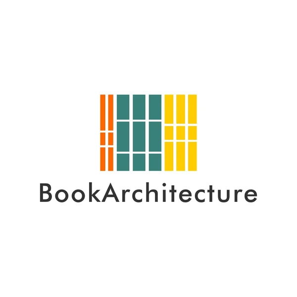 Šablona logo knihy — Stockový vektor