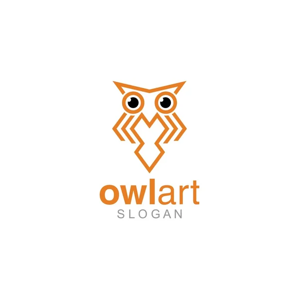 Owl Logo Template — Stock Vector