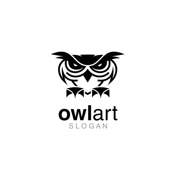 Owl Logo Template — Stock Vector