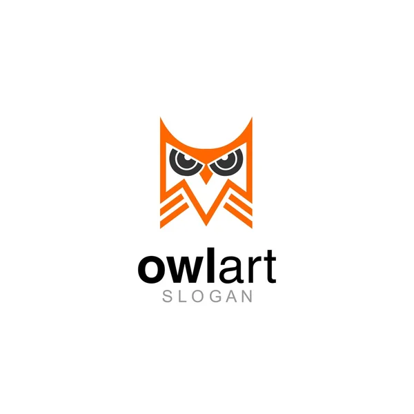 Owl Logo Template — Stock Vector
