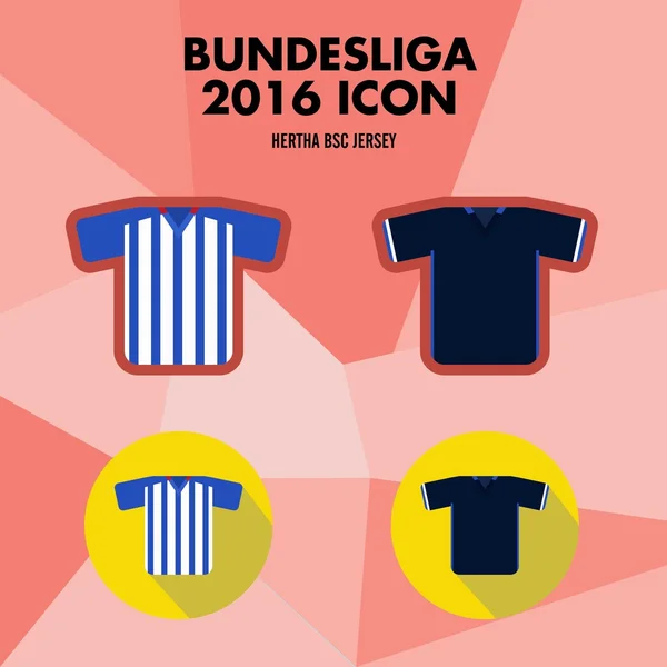 Bundesliga voetbal Club icoon — Stockvector