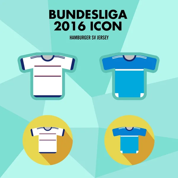 Bundesliga fotbal klub ikona — Stockový vektor