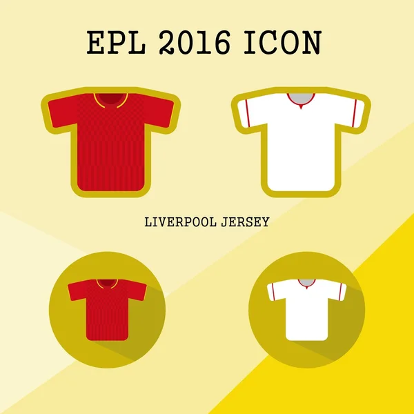 EPL futbol kulübü simgesi — Stok Vektör