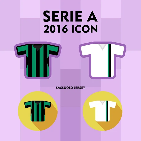 Serie A fotbalový klub ikona — Stockový vektor
