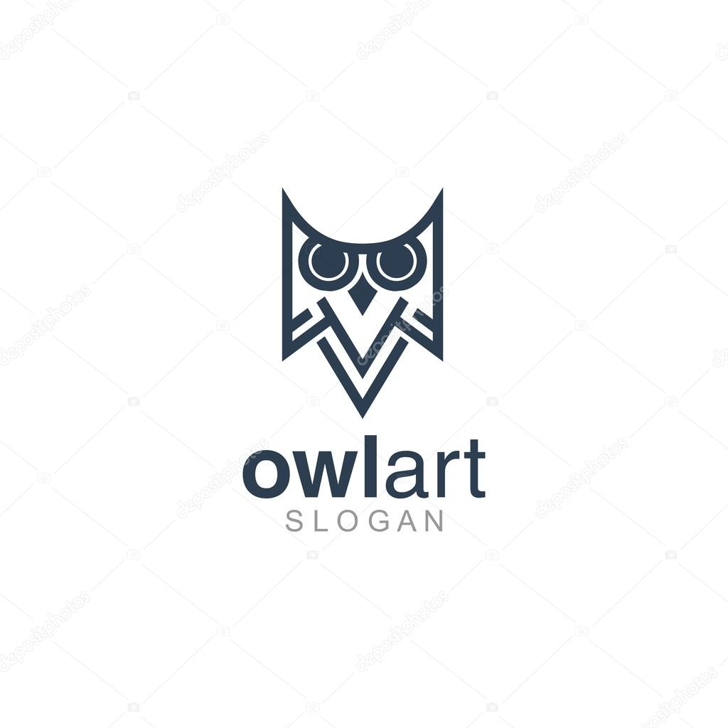 Owl Logo Template