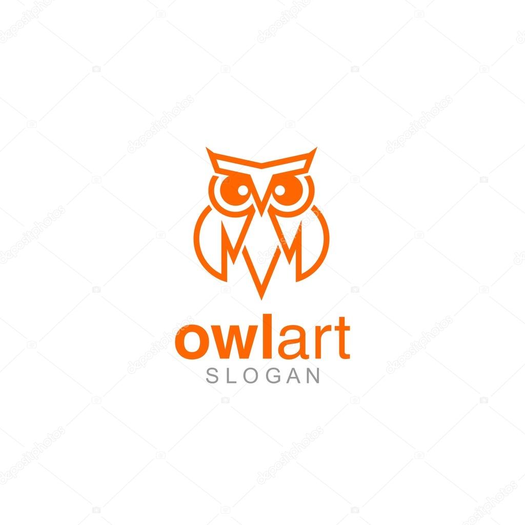 Owl Logo Template