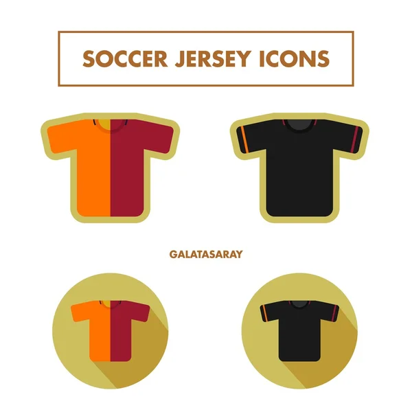 Soccer Jersey Icon — Stock Vector