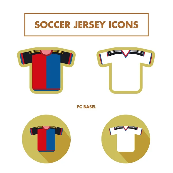 Futbol Jersey simgesi — Stok Vektör