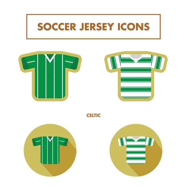 Icône maillot de football — Image vectorielle