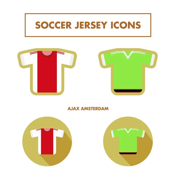 Soccer Jersey Icon — Stock Vector