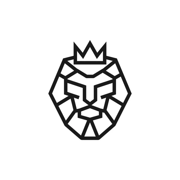 Modèle de logo de lion — Image vectorielle