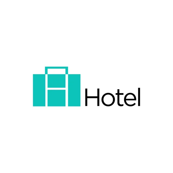 Hotel Logo Template — Stock Vector