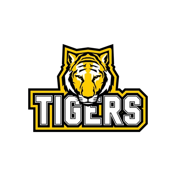 Vorlage für Tiger-Logo — Stockvektor