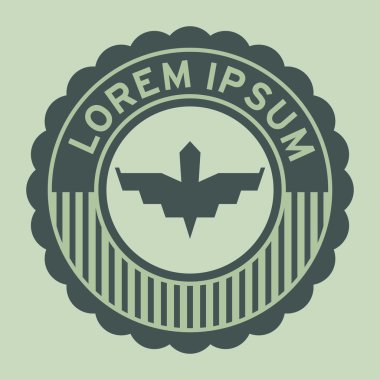 Basit Retro Logo şablonu