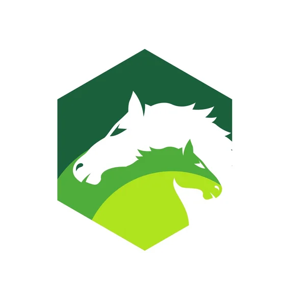 Modèle de logo de cheval — Image vectorielle