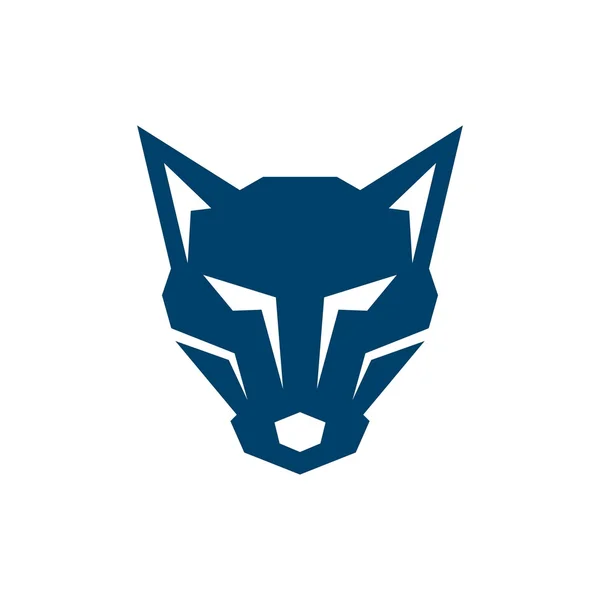 Plantilla Logotipo Wolf — Vector de stock