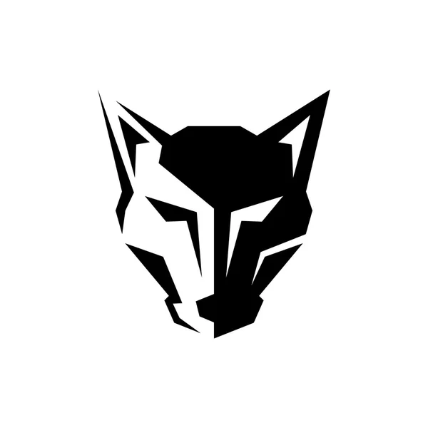 Vorlage: Wolf-Logo — Stockvektor