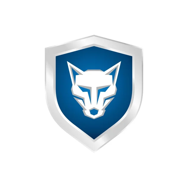 Wolf Logo šablona — Stockový vektor