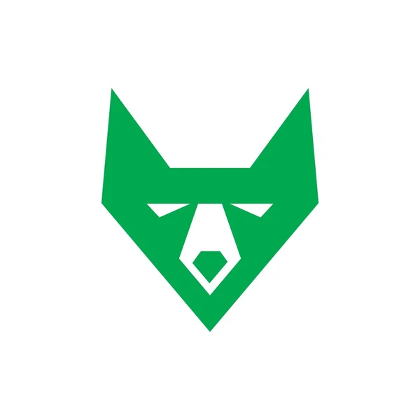 Vorlage: Wolf-Logo — Stockvektor