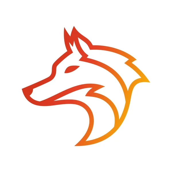 Wolf Logo şablonu