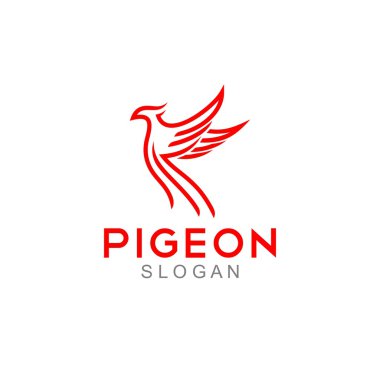 Güvercin Logo şablonu