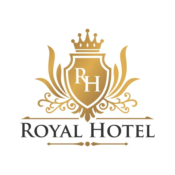 Πρότυπο λογότυπο του ξενοδοχείου — Διανυσματικό Αρχείο