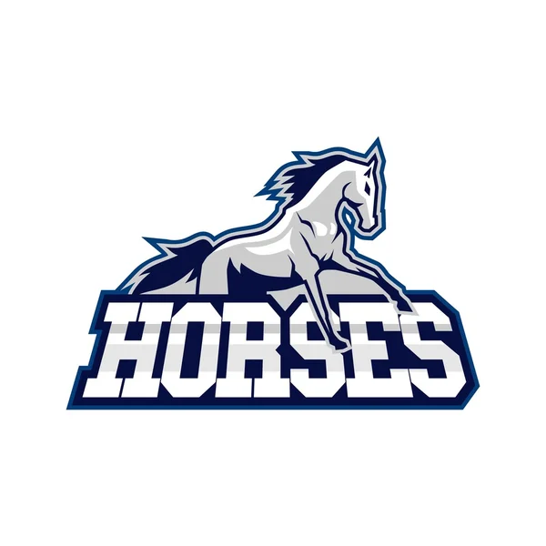Logovorlage für Pferde — Stockvektor