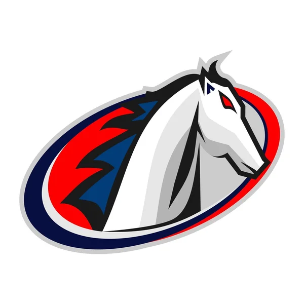 Logovorlage für Pferde — Stockvektor
