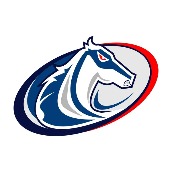 Paarden Logo sjabloon — Stockvector