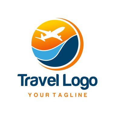 Seyahat logo şablonu