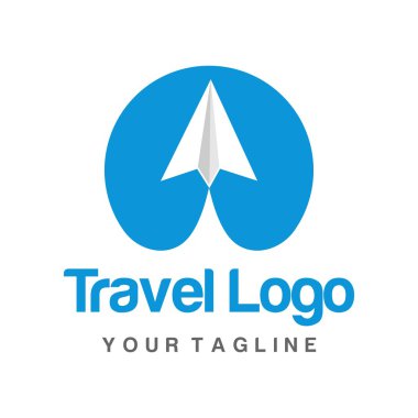 Seyahat logo şablonu