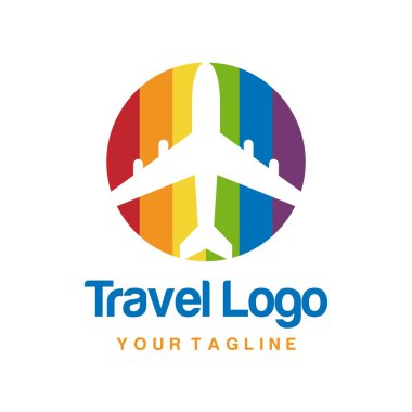 Seyahat logo şablonu
