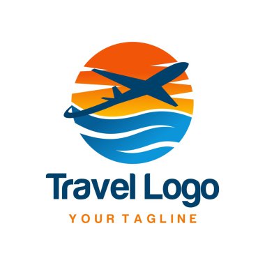 Seyahat logo şablonu