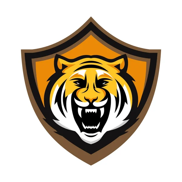 Modelo do logotipo do tigre — Vetor de Stock